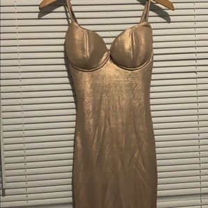 Rose gold body dress